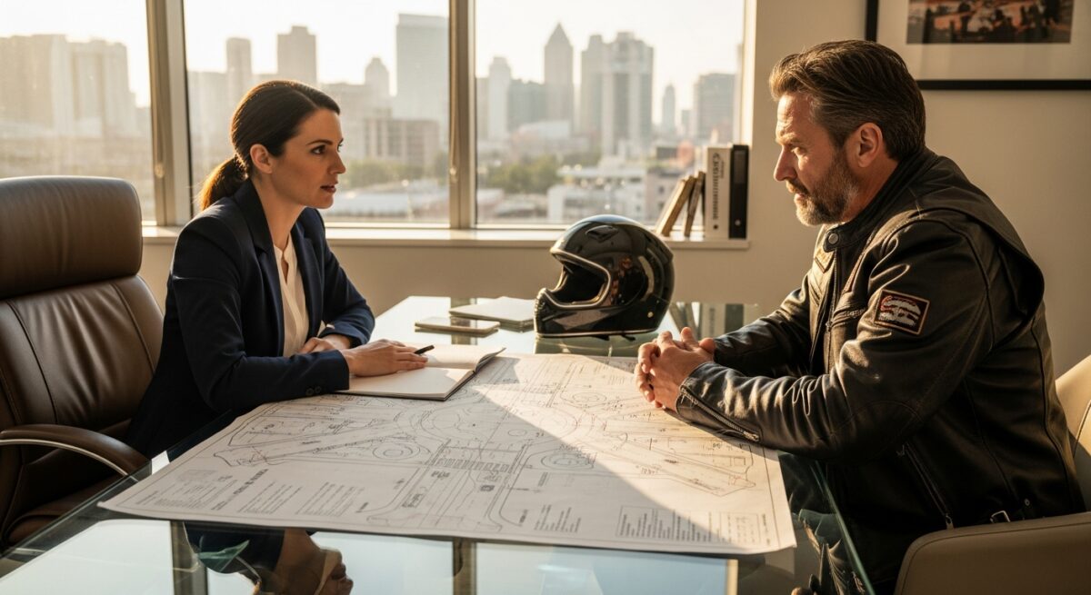 motorcycle accident leads