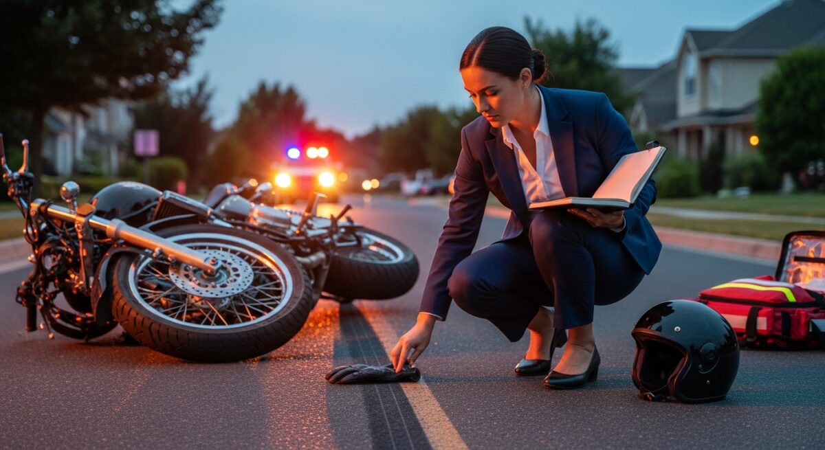 motorcycle accident leads