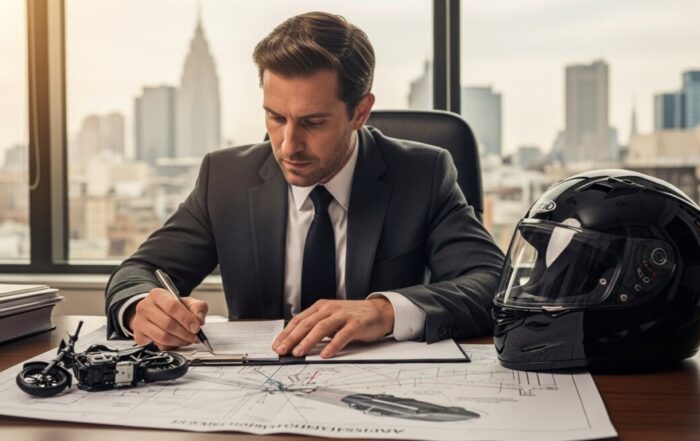 motorcycle accident leads