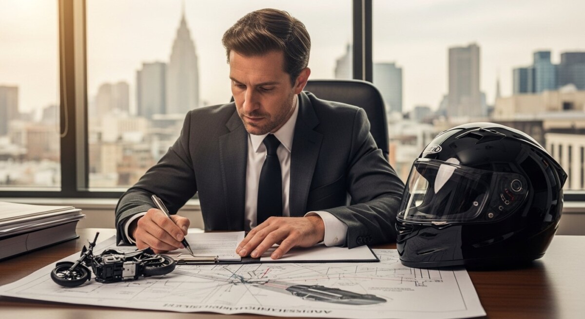 motorcycle accident leads