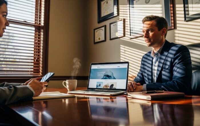 how to optimize a law firm website for leads